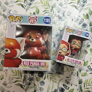Turning Red Funko Lot # 1148 & # 1185